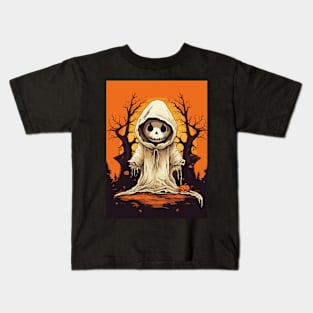 Halloween Costume Trick Or Treat Ghost Pumpkin Kids T-Shirt